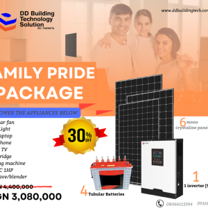 FAMILY PRIDE PACKAGE--Your Home. Fully Powered. Stress-Free.