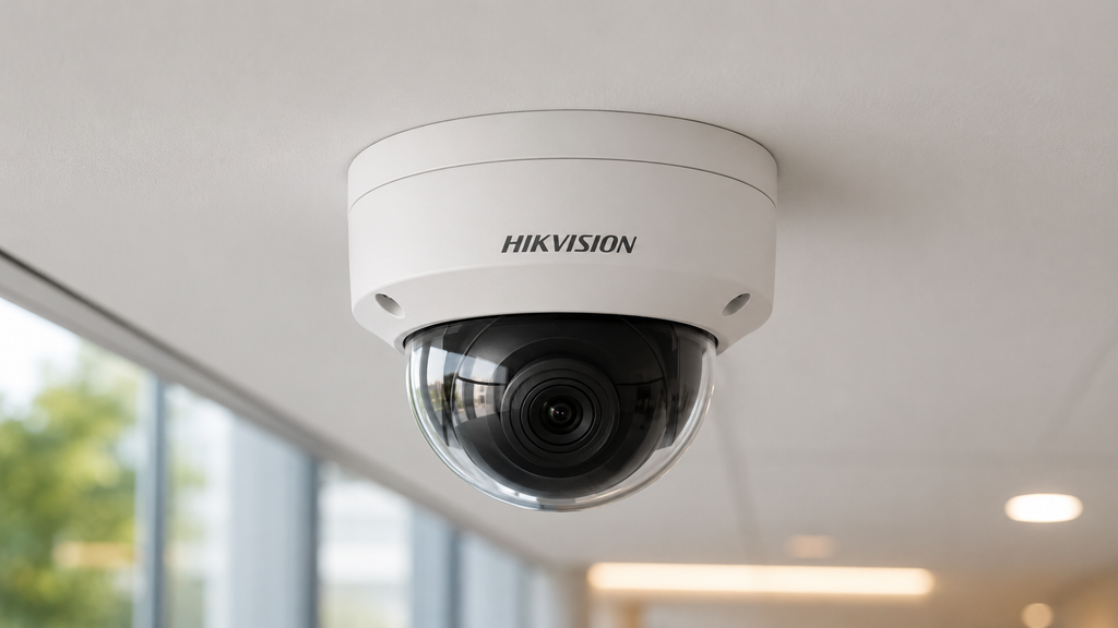 Doom CCTV camera installed for indoor property security