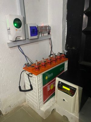 1.5kva Solar Inverter Package with 1 Battery & 2 Solar Panels