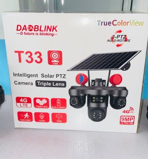 4G V380 Triple Lens Solar Camera (DS-90)