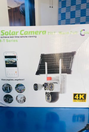 4G V380 Quadruple Lens Solar PTZ Camera