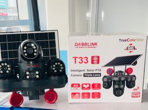 4G V380 Triple Lens Solar Camera (DS-90)