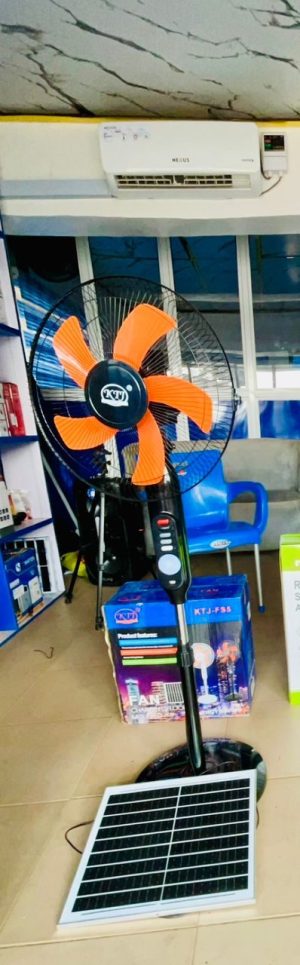 KTJ Solar Standing Fan