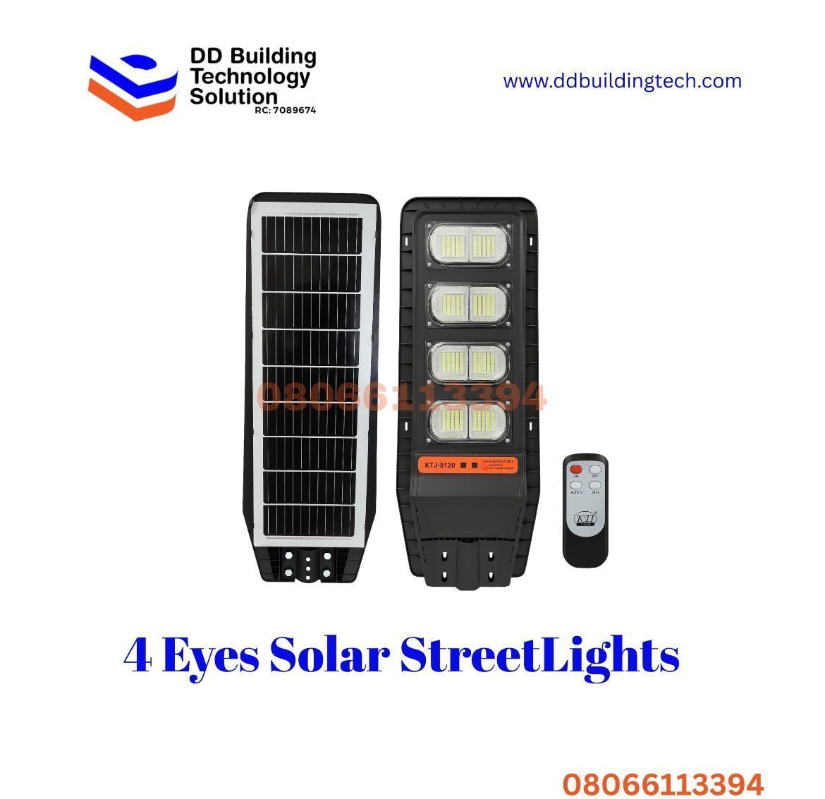 4 Eyes Solar Street Light
