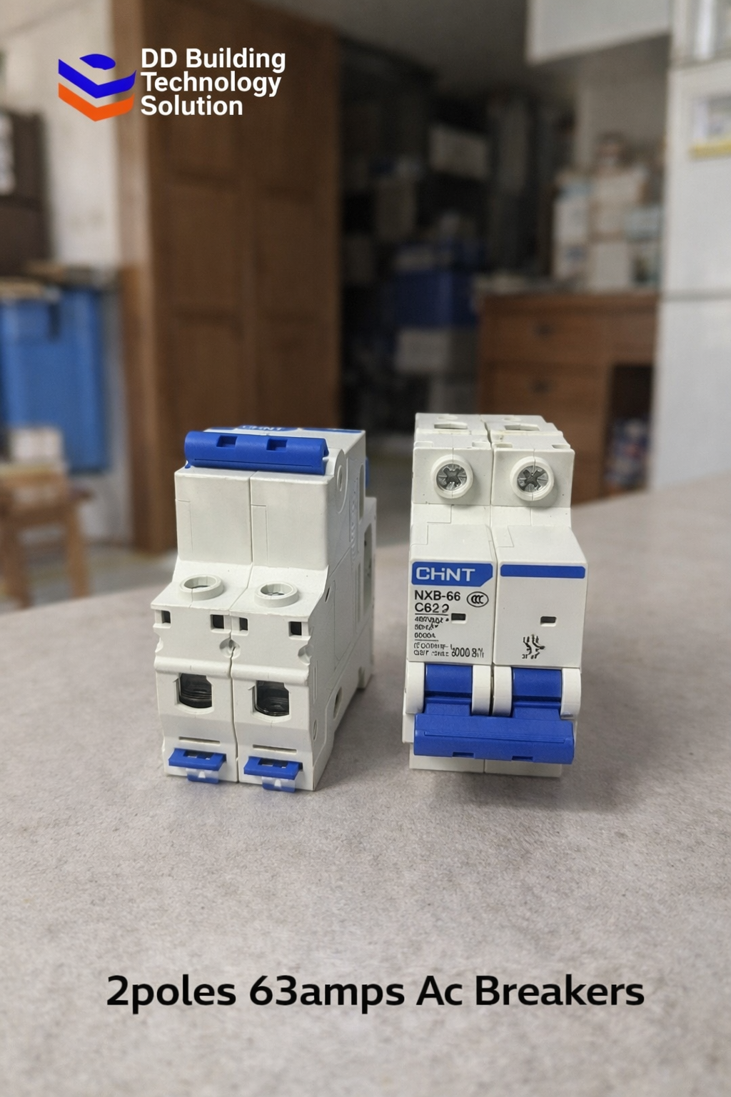 2 Poles 63 Amps AC Breaker