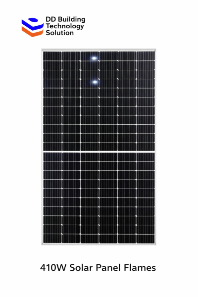 410W Solar Panel Flames