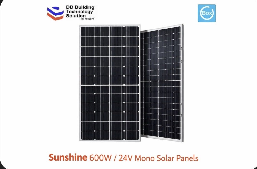 Sunshine 600W Mono Solar Panel