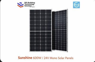 Sunshine 600W Mono Solar Panel