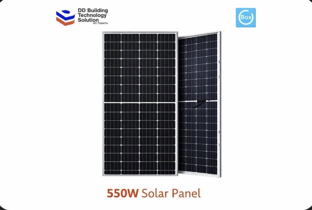 550W Monocrystalline Solar Panel