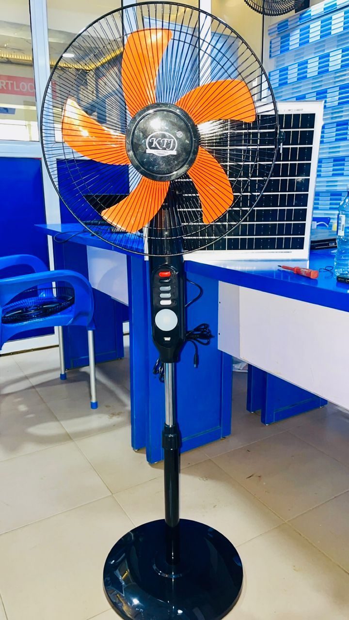 KTJ Solar Standing Fan