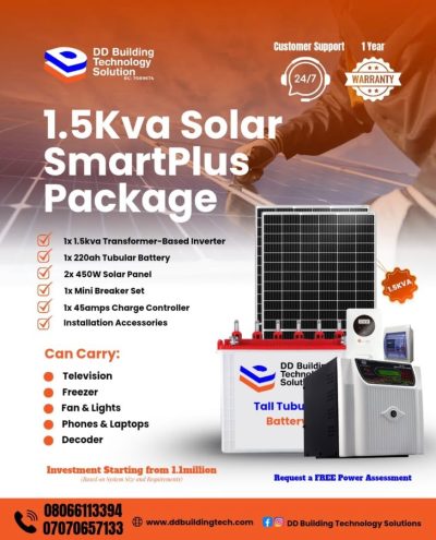 1.5kva Solar SmartPlus Package