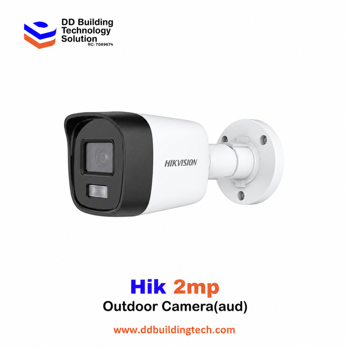 HIK 2mp Outdoor Analog Camera (aud)
