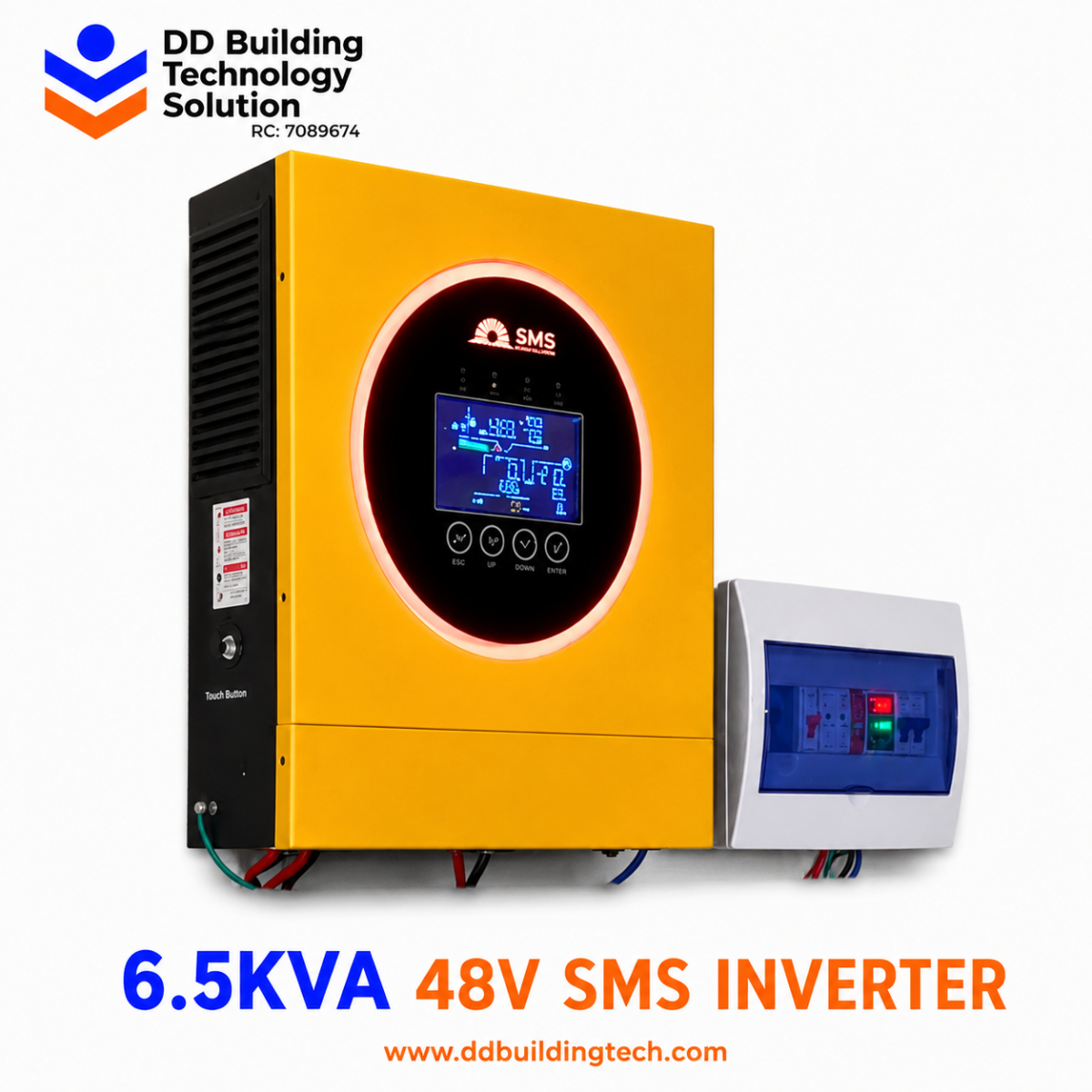 6.5kVA 48v SMS Hybrid High-Frequency Inverter