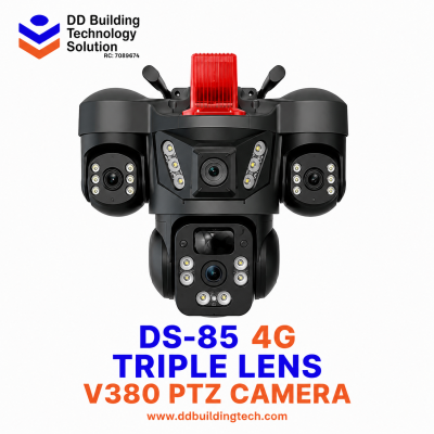 DS-85 4G Triple Lens V380 PTZ Camera
