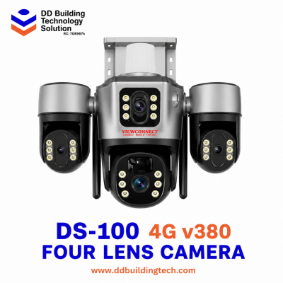 DS-100 4G V380 Four Lens Camera