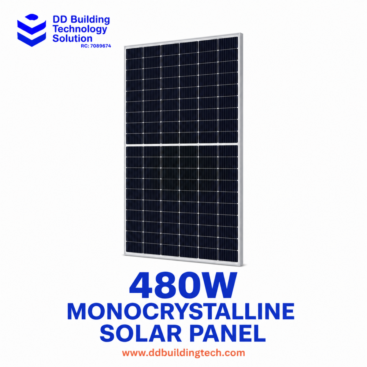 480 Watt Half-Cut Mono Solar Panels