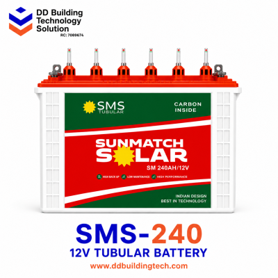 SMS 240Ah 12V Tubular Battery