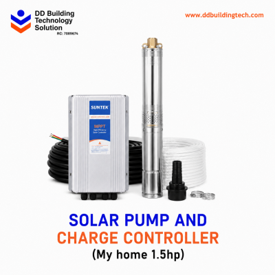 Solar Pump and Charge Controller  (My home 1.5hp)