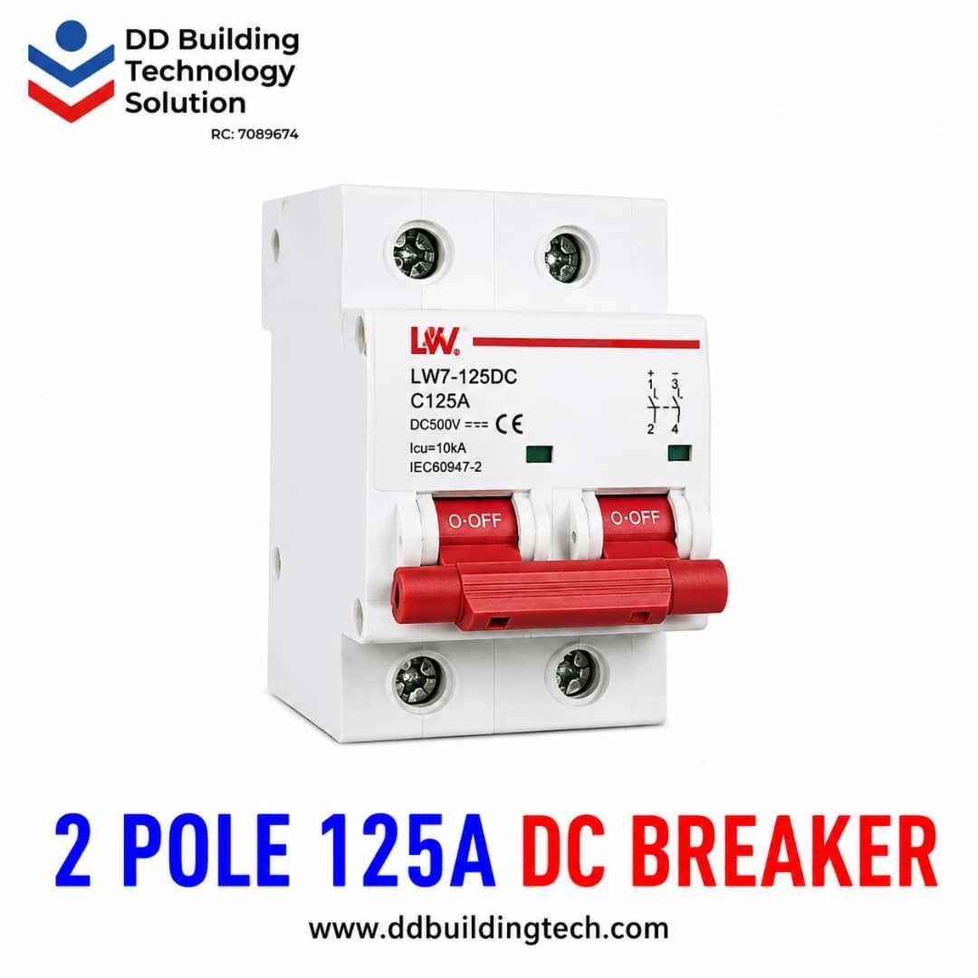 2 Pole 125A DC Breaker