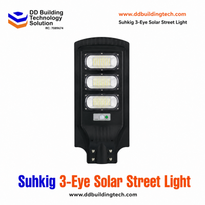 Suhkig 3-Eye Solar Street Light