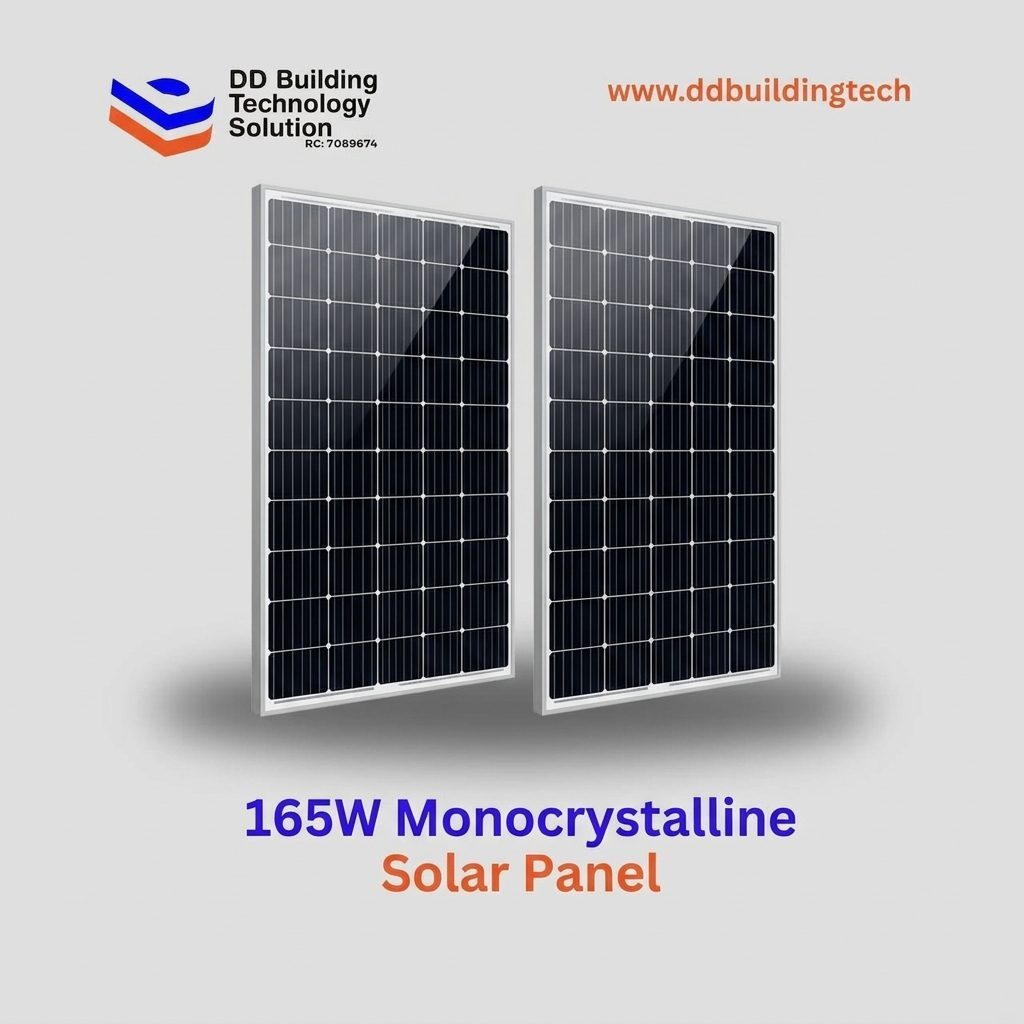 165w Monocrystalline Solar Panel