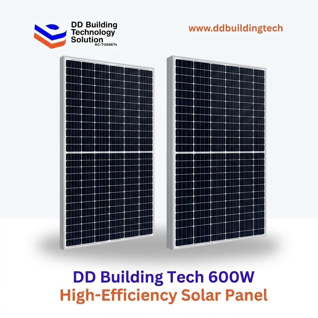 600w Monocrystalline Solar Panel