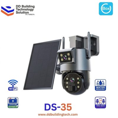 WIFI Ubox Dual Lens Solar PTZ Camera (DS-35)