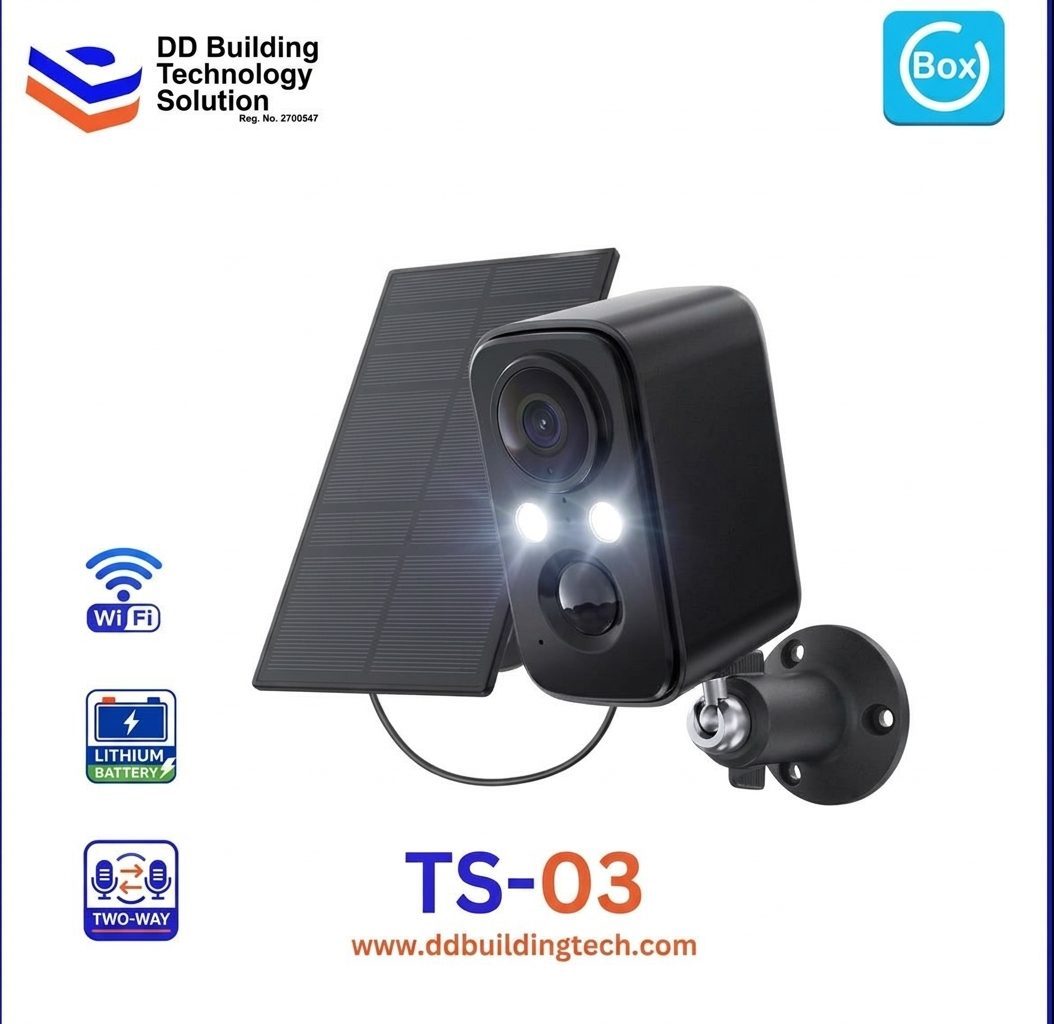 WIFI Ubox Solar Battery Camera (TS-03)