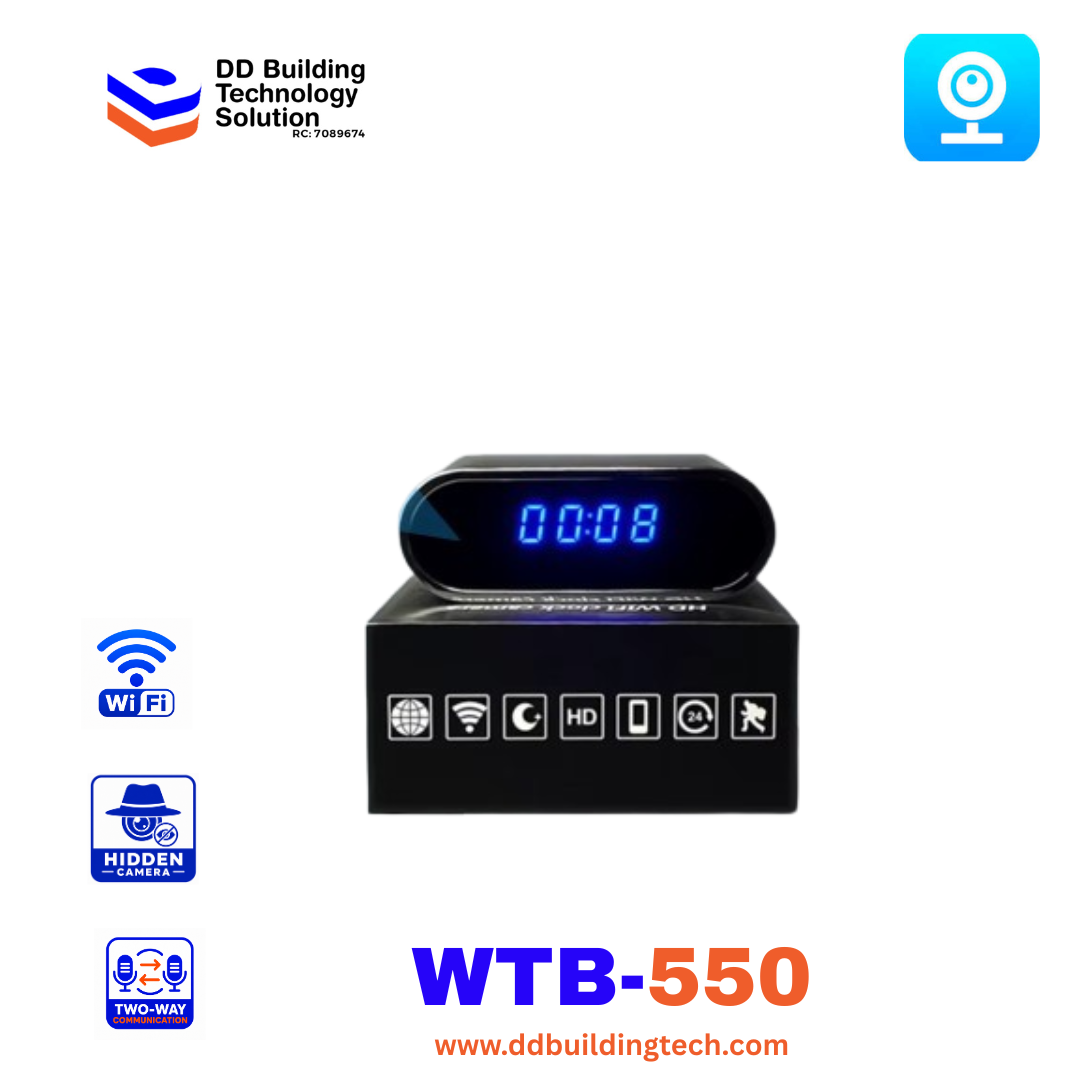 WiFi Digital Table Clock & Hidden Camera