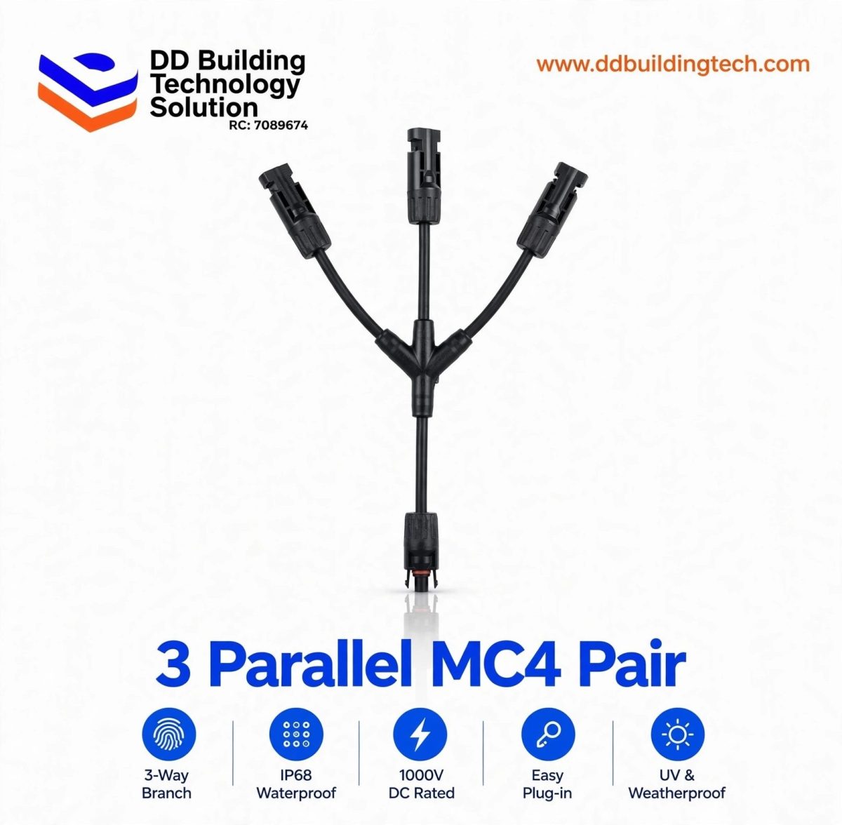3 parallel MC4 PAIR