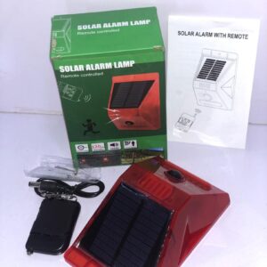 Solar Sensor Alarm Lamp With Remote Control - Image 4