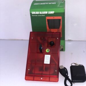 Solar Sensor Alarm Lamp With Remote Control - Image 3