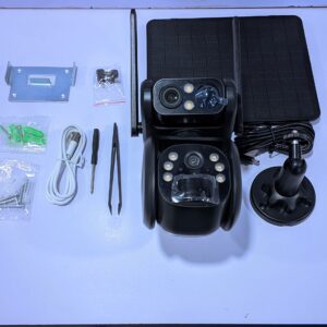 4G UBOX Dual Lens Solar PTZ 4MP Camera - Image 2