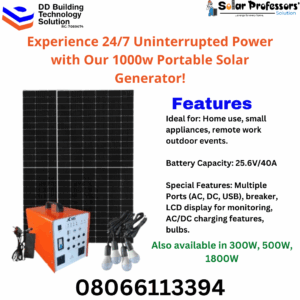 1000W Solar Generator - Image 3